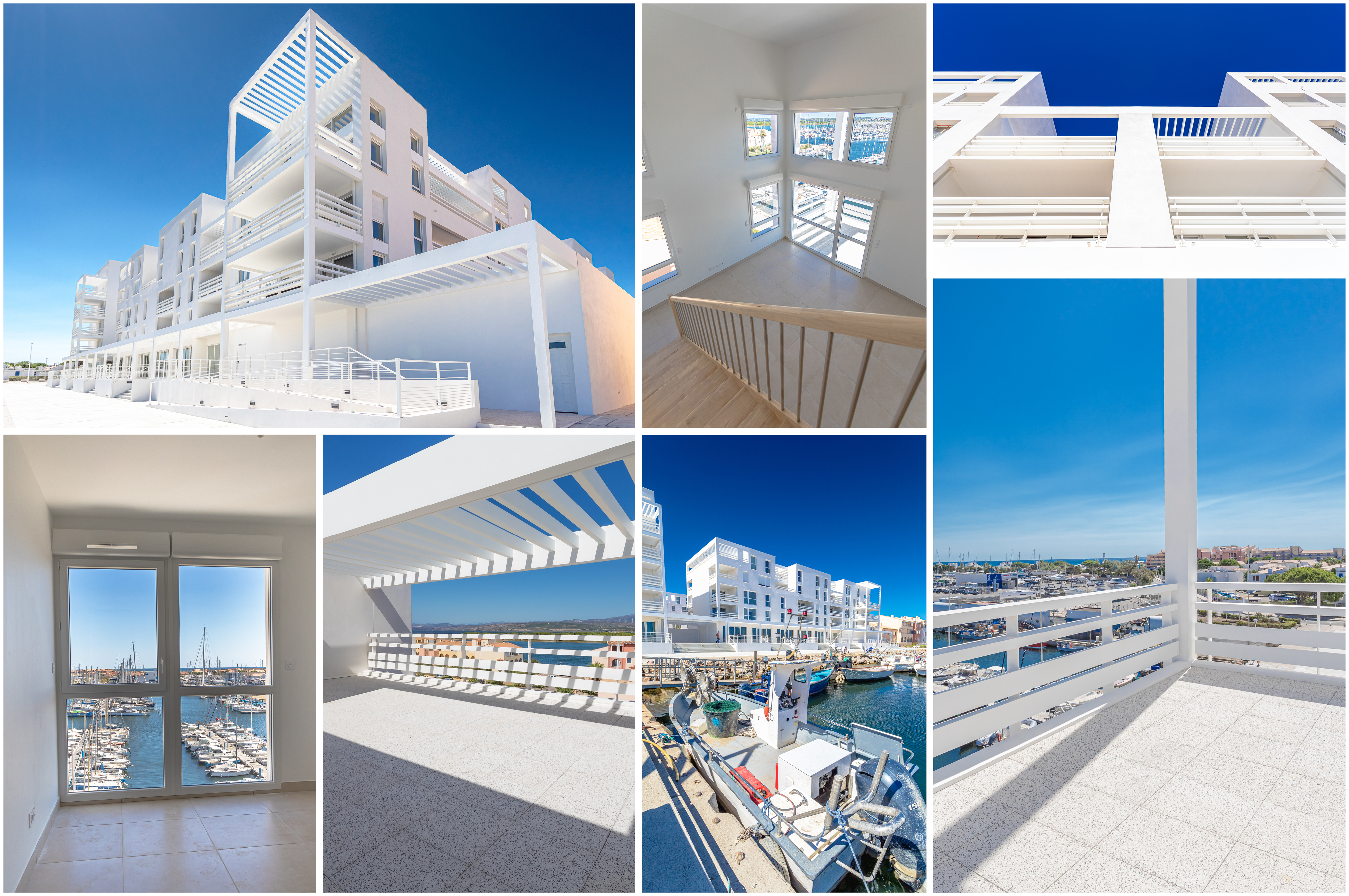 Premières livraisons des Voiles Blanches, à Port-Leucate